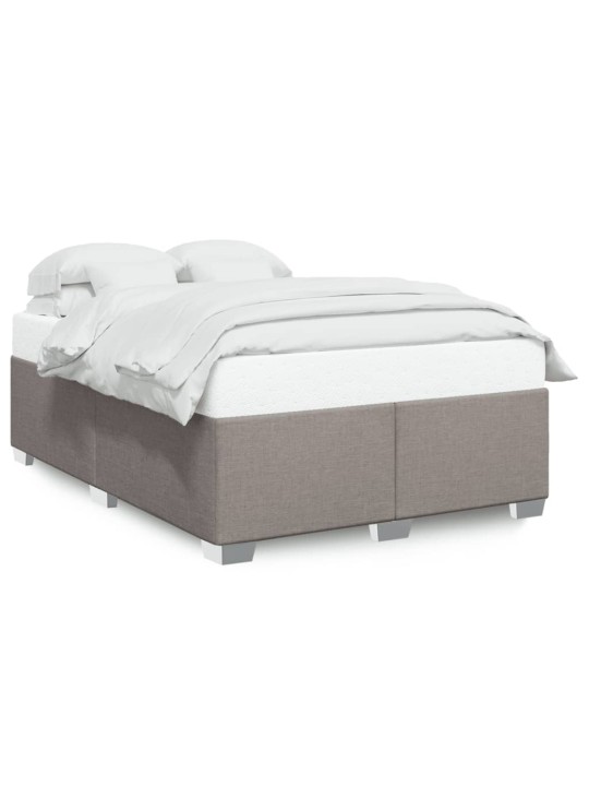 Rám postele bez matrace taupe 140 x 200 cm textil