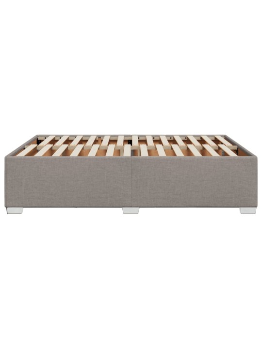 Rám postele bez matrace taupe 140 x 200 cm textil