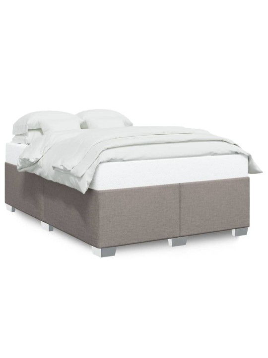 Rám postele bez matrace taupe 160 x 200 cm textil