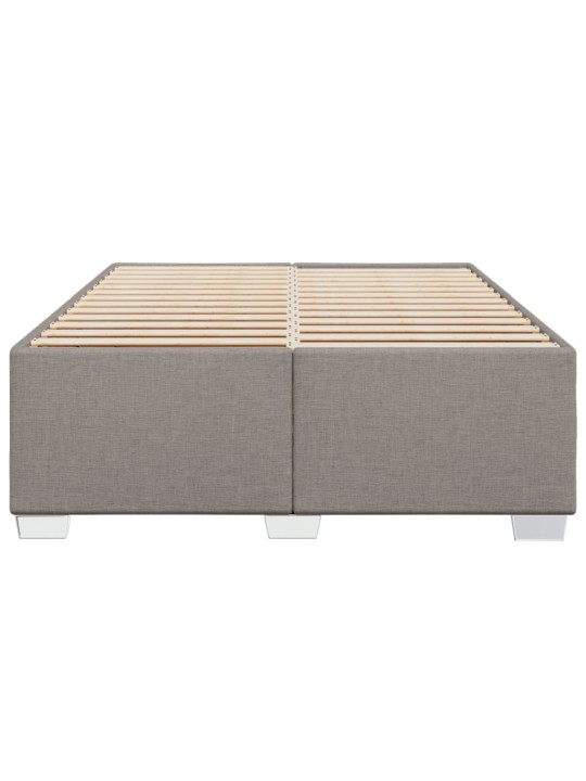 Rám postele bez matrace taupe 160 x 200 cm textil