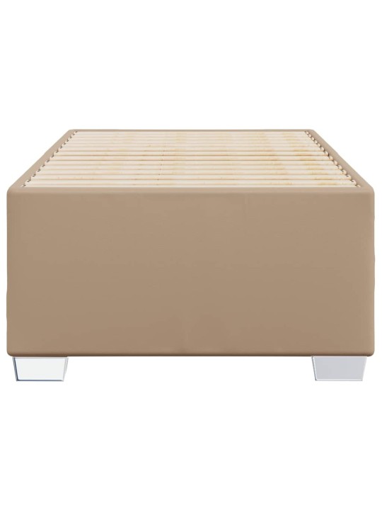 Rám postele cappuccino 80 x 200 cm umělá kůže