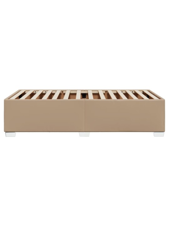 Rám postele cappuccino 80 x 200 cm umělá kůže