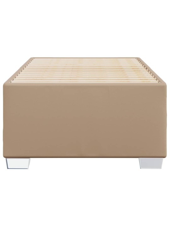 Rám postele cappuccino 90x190 cm umělá kůže