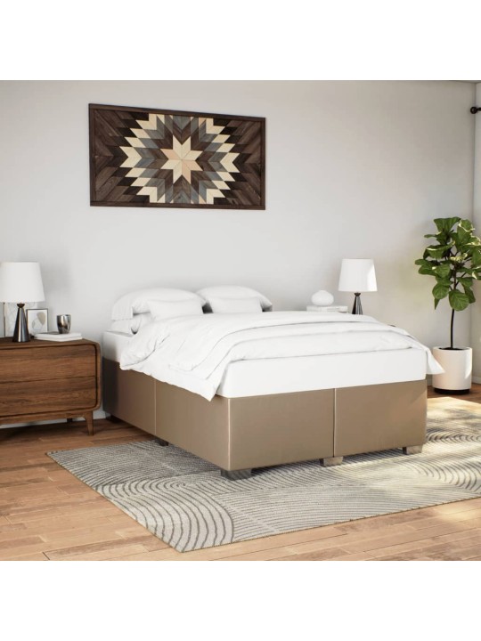 Rám postele cappuccino 160x200 cm umělá kůže