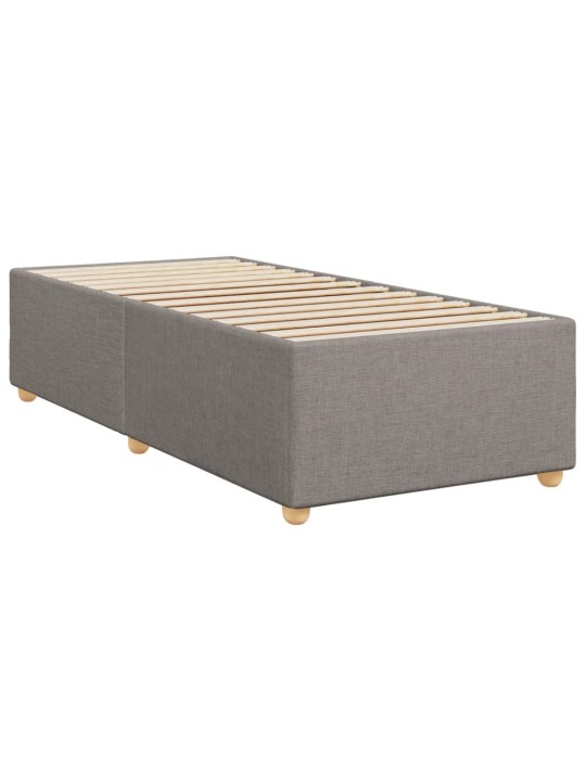 Rám postele bez matrací taupe 90x190 cm textil