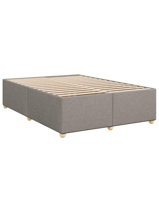 Rám postele bez matrace taupe 140 x 200 cm textil