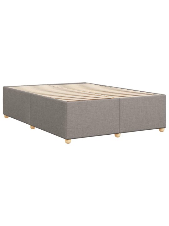 Rám postele bez matrace taupe 140 x 200 cm textil