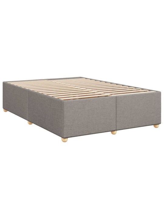 Rám postele bez matrace taupe 160 x 200 cm textil