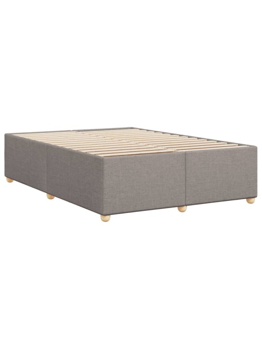Rám postele bez matrace taupe 160 x 200 cm textil