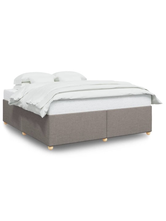 Rám postele bez matrace taupe 180 x 200 cm textil