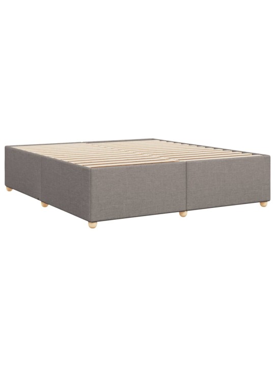 Rám postele bez matrace taupe 180 x 200 cm textil