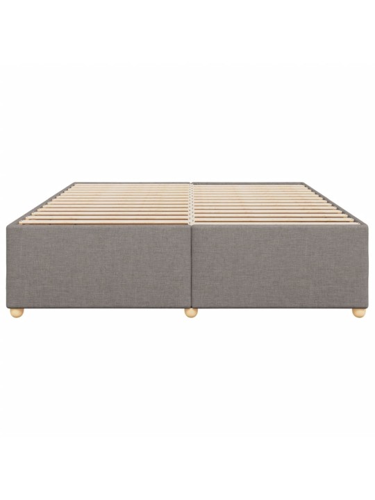Rám postele bez matrace taupe 180 x 200 cm textil