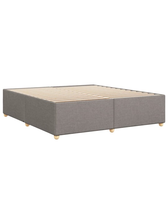 Rám postele bez matrace taupe 180 x 200 cm textil
