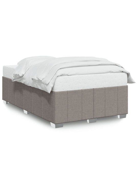 Rám postele bez matrací taupe 120x190 cm textil