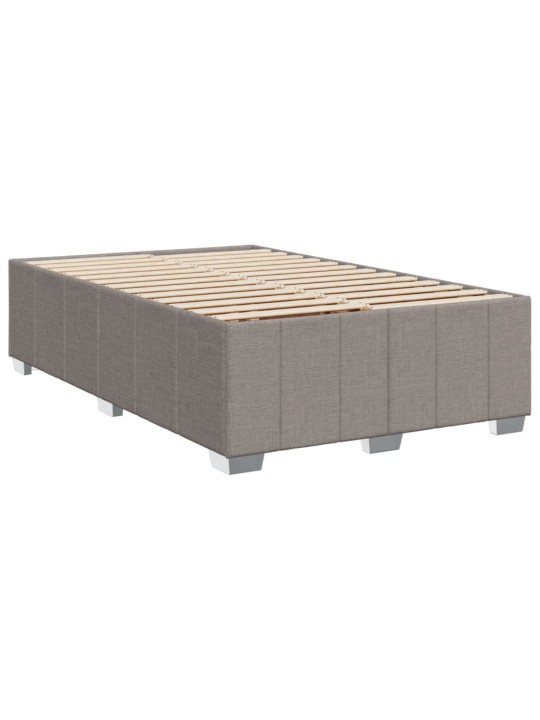 Rám postele bez matrací taupe 120x190 cm textil