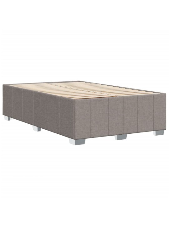 Rám postele bez matrací taupe 120x190 cm textil