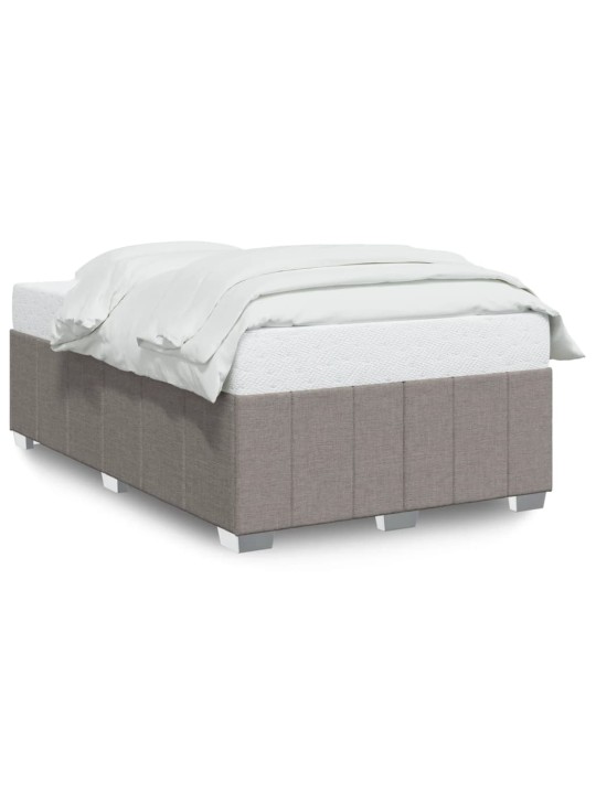 Rám postele bez matrace taupe 120 x 200 cm textil