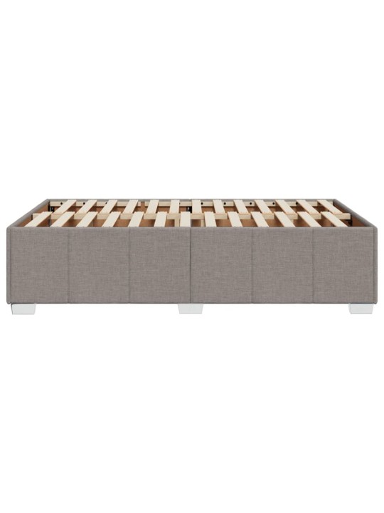 Rám postele bez matrace taupe 120 x 200 cm textil