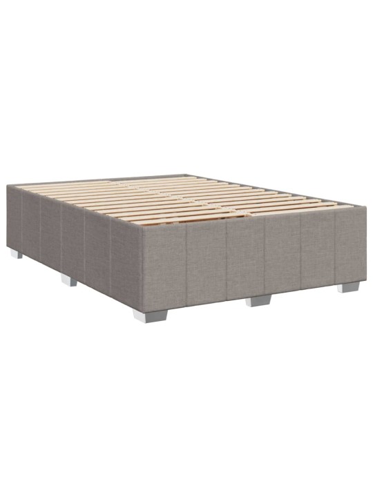 Rám postele bez matrace taupe 160 x 200 cm textil