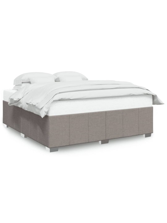 Rám postele bez matrace taupe 180 x 200 cm textil