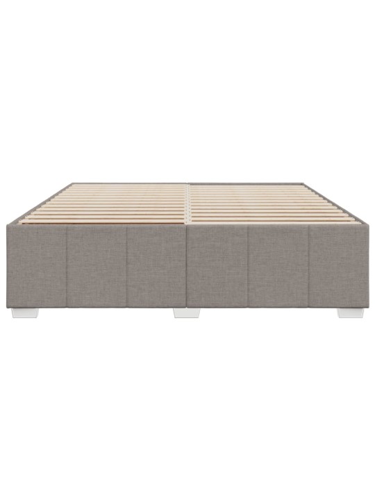 Rám postele bez matrace taupe 180 x 200 cm textil