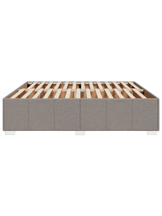 Rám postele bez matrace taupe 180 x 200 cm textil
