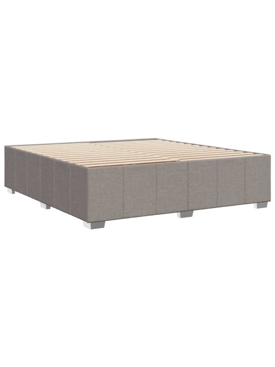 Rám postele bez matrace taupe 180 x 200 cm textil