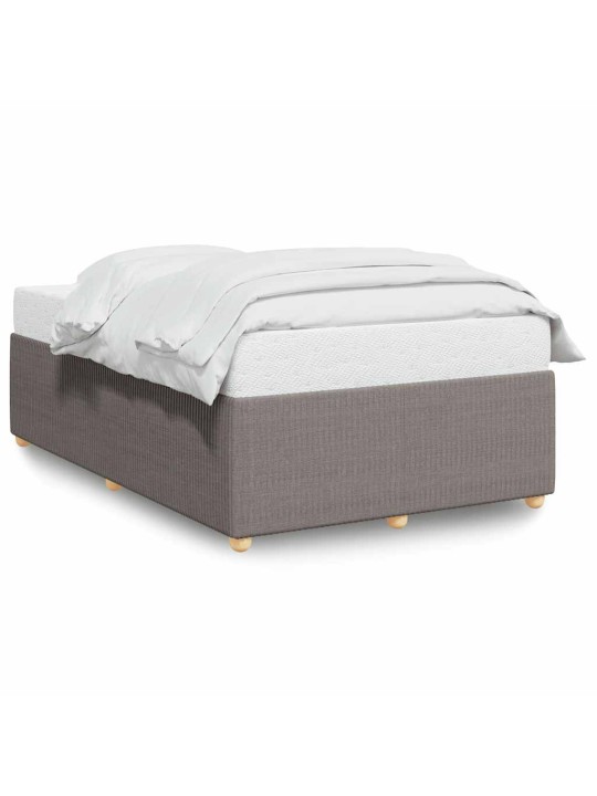 Rám postele bez matrací taupe 120x190 cm textil