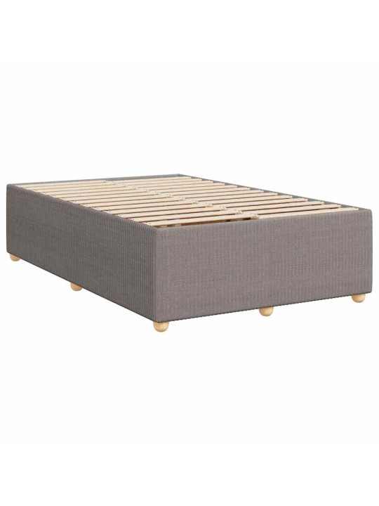 Rám postele bez matrací taupe 120x190 cm textil