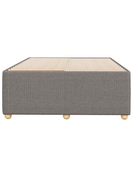 Rám postele bez matrací taupe 120x190 cm textil