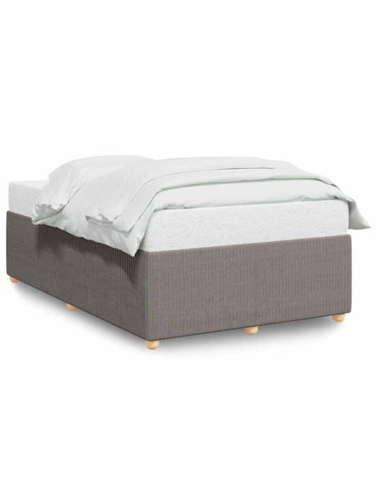 Rám postele bez matrace taupe 120 x 200 cm textil