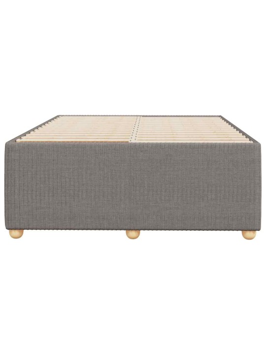 Rám postele bez matrace taupe 120 x 200 cm textil