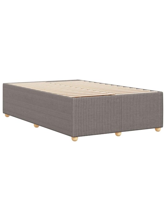 Rám postele bez matrace taupe 120 x 200 cm textil