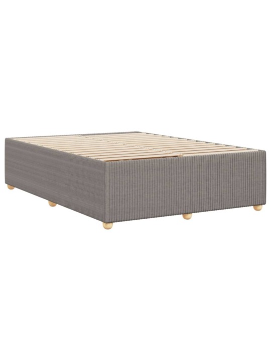 Rám postele bez matrace taupe 140 x 200 cm textil