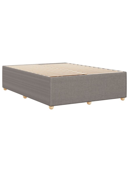Rám postele bez matrace taupe 160 x 200 cm textil