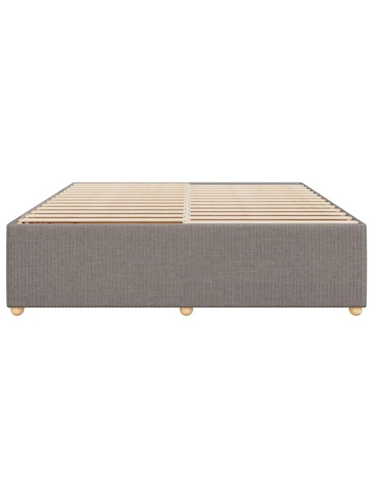 Rám postele bez matrace taupe 180 x 200 cm textil