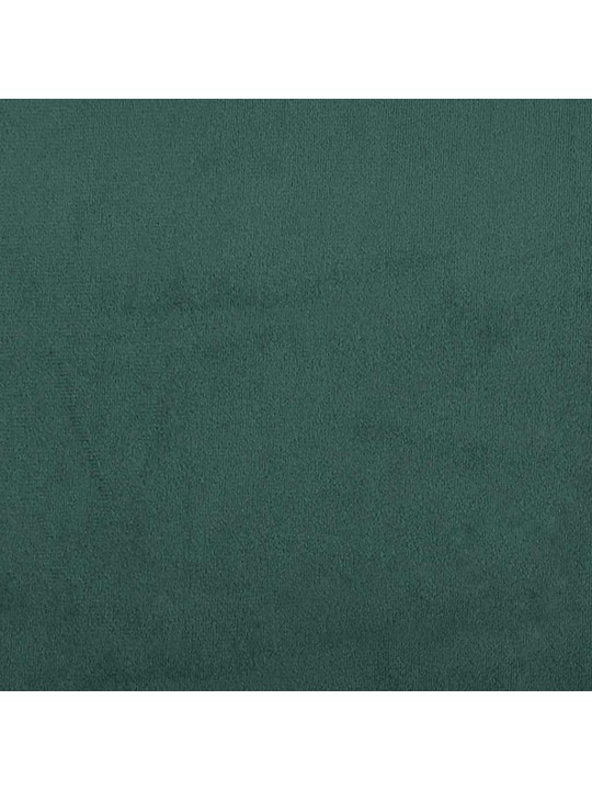 Rám postele bez matrace tmavě zelená 90 x 190 cm samet