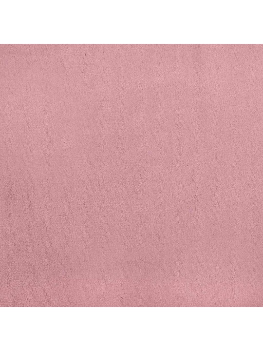 Rám postele růžový 200 x 200 cm samet