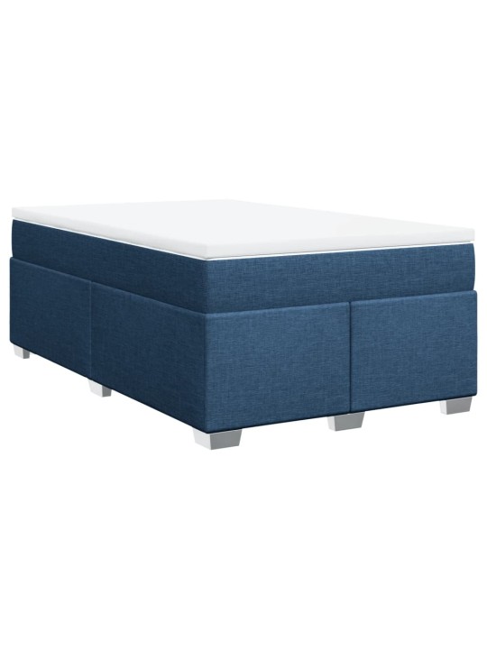 Box spring postel s matrací černá 120x190 cm textil