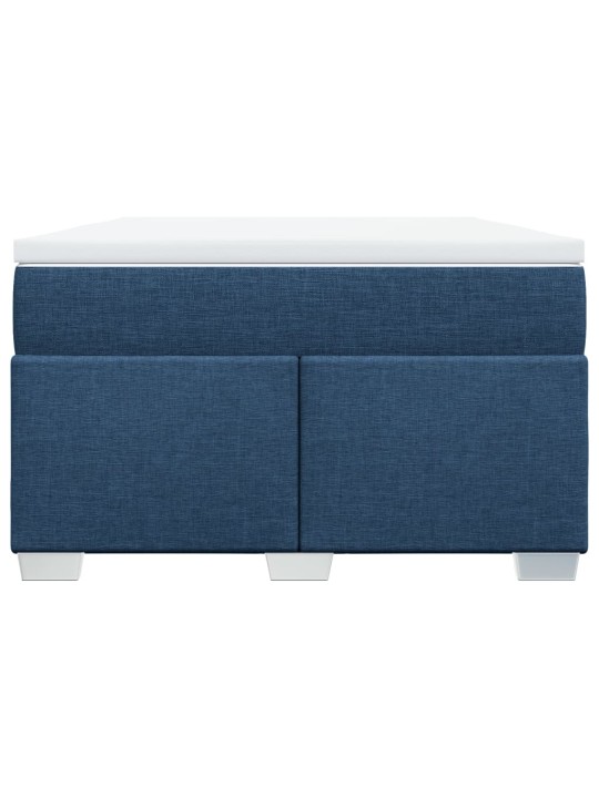 Box spring postel s matrací černá 120x190 cm textil