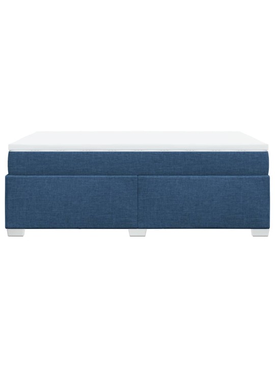 Box spring postel s matrací černá 120x190 cm textil