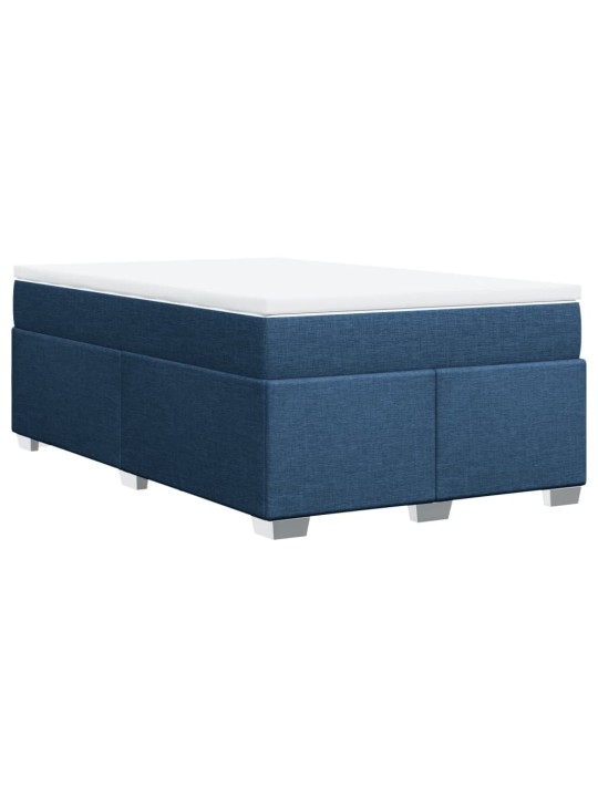 Box spring postel s matrací černá 120x190 cm textil