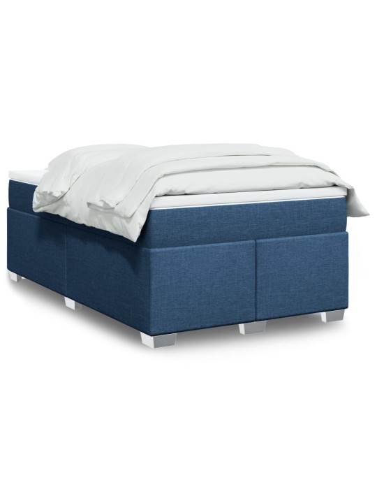Box spring postel s matrací černá 120x190 cm textil