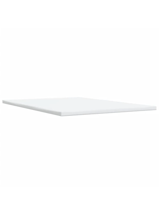 Box spring postel s matrací bílá 140 x 190 cm umělá kůže