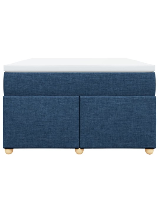 Box spring postel s matrací černá 120x190 cm textil