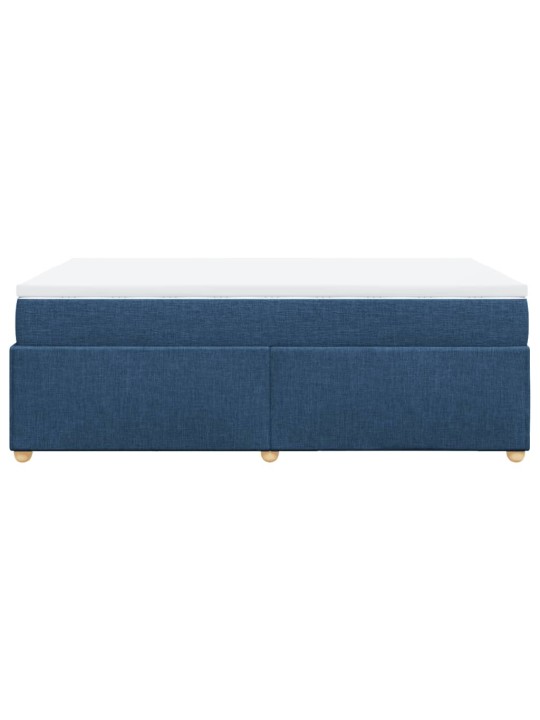 Box spring postel s matrací černá 120x190 cm textil