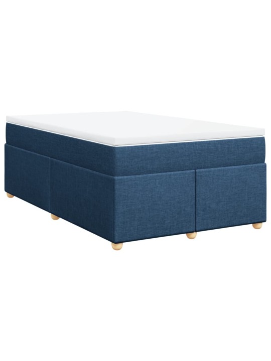 Box spring postel s matrací černá 120x190 cm textil