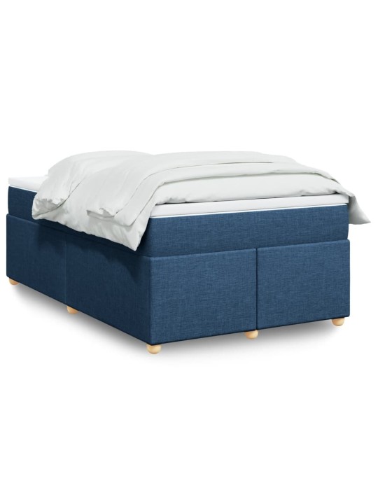 Box spring postel s matrací černá 120x190 cm textil