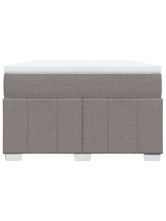Box spring postel s matrací taupe 120x190 cm textil