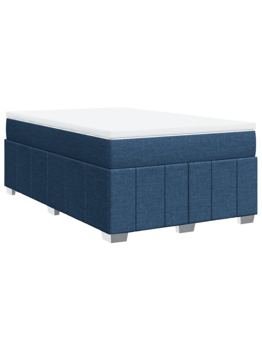 Box spring postel s matrací černá 120x190 cm textil